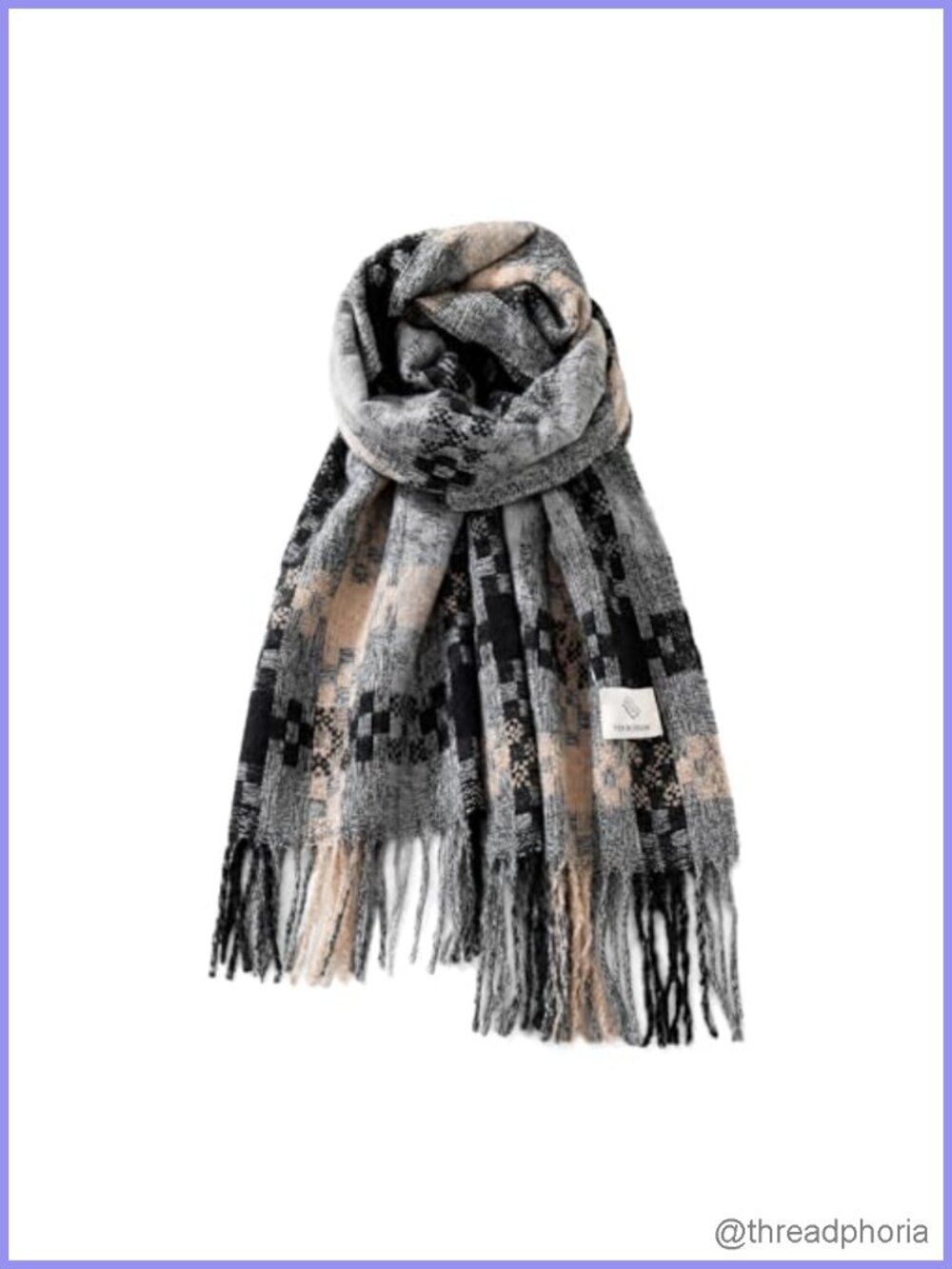 Cashmere Blend Pashmina Shawl Wrap, Soft Winter Scarf for Women, Fashion